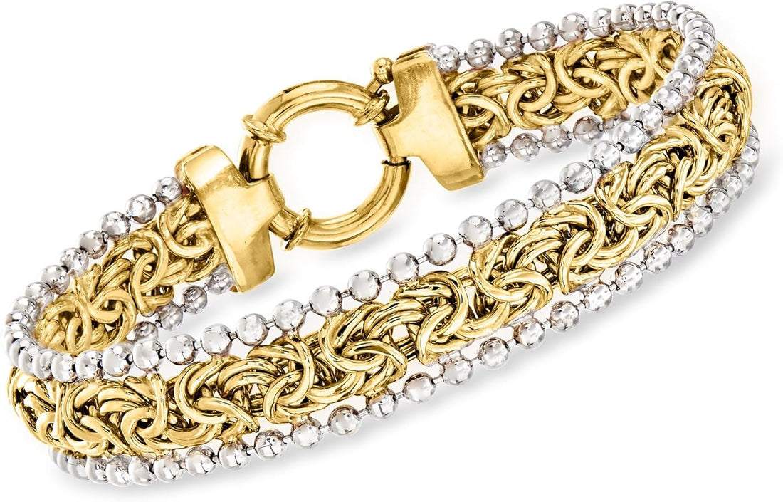 Byzantine Beaded-Edge Bracelet – Elegant Women’s Jewelry