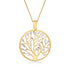 Italian 18Kt Gold over Sterling Cut-Out Tree of Life Pendant Necklace – Women’s Fine Jewelry