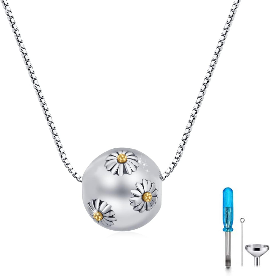 Urn Necklaces for Ashes for Women – 925 Sterling Silver Cremation Keepsake Jewelry