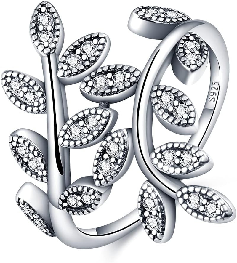 925 Sterling Silver Infinity Cubic Zirconia Eternity Ring – Classic Promise, Anniversary, Engagement Band for Women 