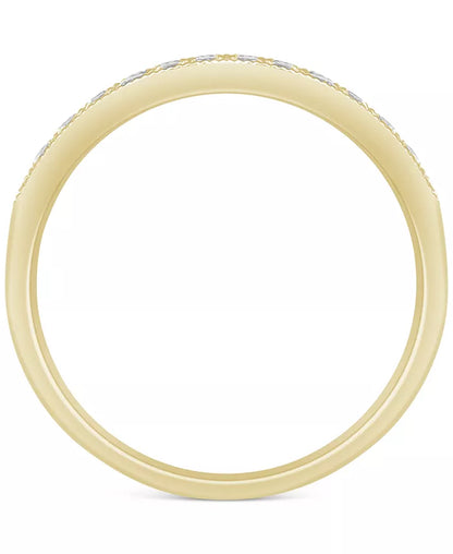 Diamond Two-Row Band – 1/2 Ct. T.W. in 14K White Gold