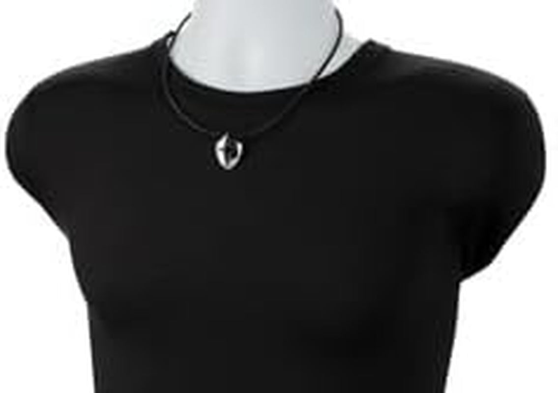 Cross Shield Necklace – Stainless Steel Pendant Inscribed with Joshua 1:9 | Symbol of Courage and Faith