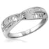 0.925 Sterling Silver “I LOVE YOU” Ring with White Diamond Accents – Elegant Everyday Jewelry for Women
