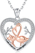 Women’s Animal Necklace Gift Collection – Rabbit, Wolf, Sloth, Flamingo, Ladybug, Mermaid, Butterfly & Unicorn Jewelry for Women, Teens & Boys