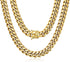 Miami Cuban Link Chain for Men – 15mm 18K Gold Stainless Steel Curb Necklace, Hip Hop Jewelry