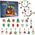 Christmas Advent Calendar Bracelets 2025 for Girls – 24 Days Xmas Countdown Kit
