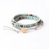 Joy Turquoise Starfish Wrap Bracelet – Boho Beach-Inspired Layered Bracelet