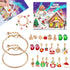 Christmas Advent Calendar 24 Days Countdown DIY Bracelet Blind Box Gift for Girl