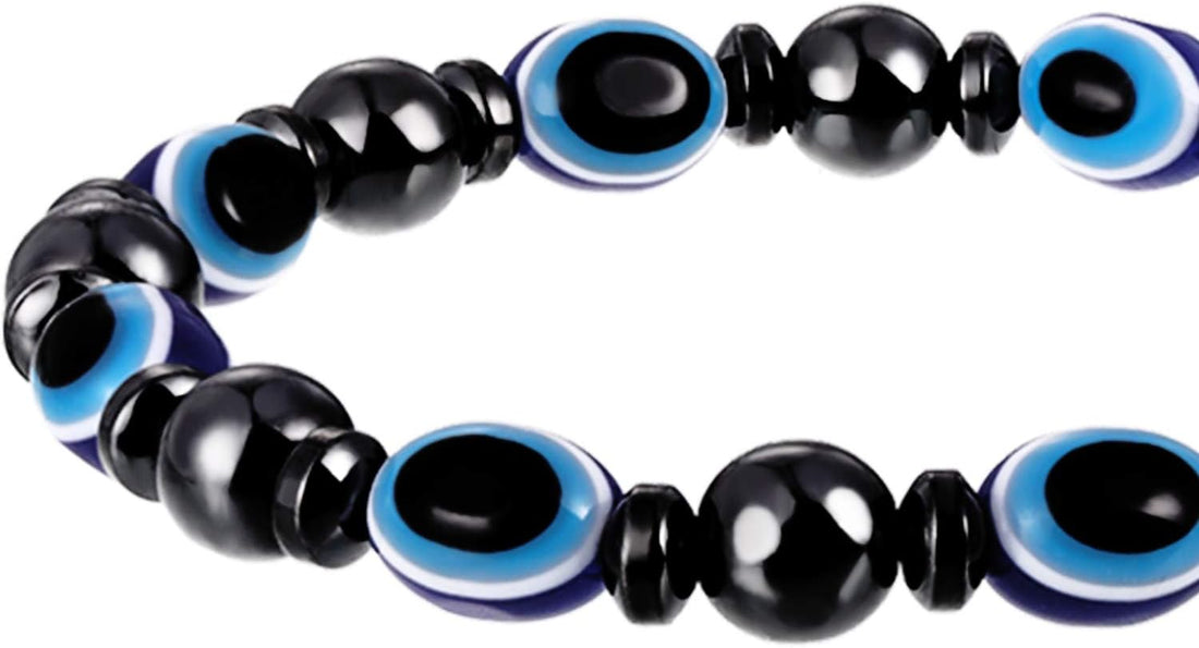 10 Pieces Magnetic Hematite Bracelets for Men &amp; Women – Natural Stone Beaded Bracelets, Unisex Magnetic Therapy Bracelets in 10 Unique Styles