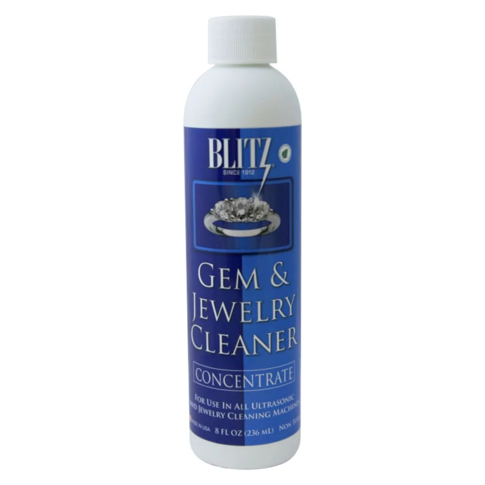 Gem &amp; Jewelry Cleaner Concentrate – 8 oz Powerful Solution for Sparkling Jewelry