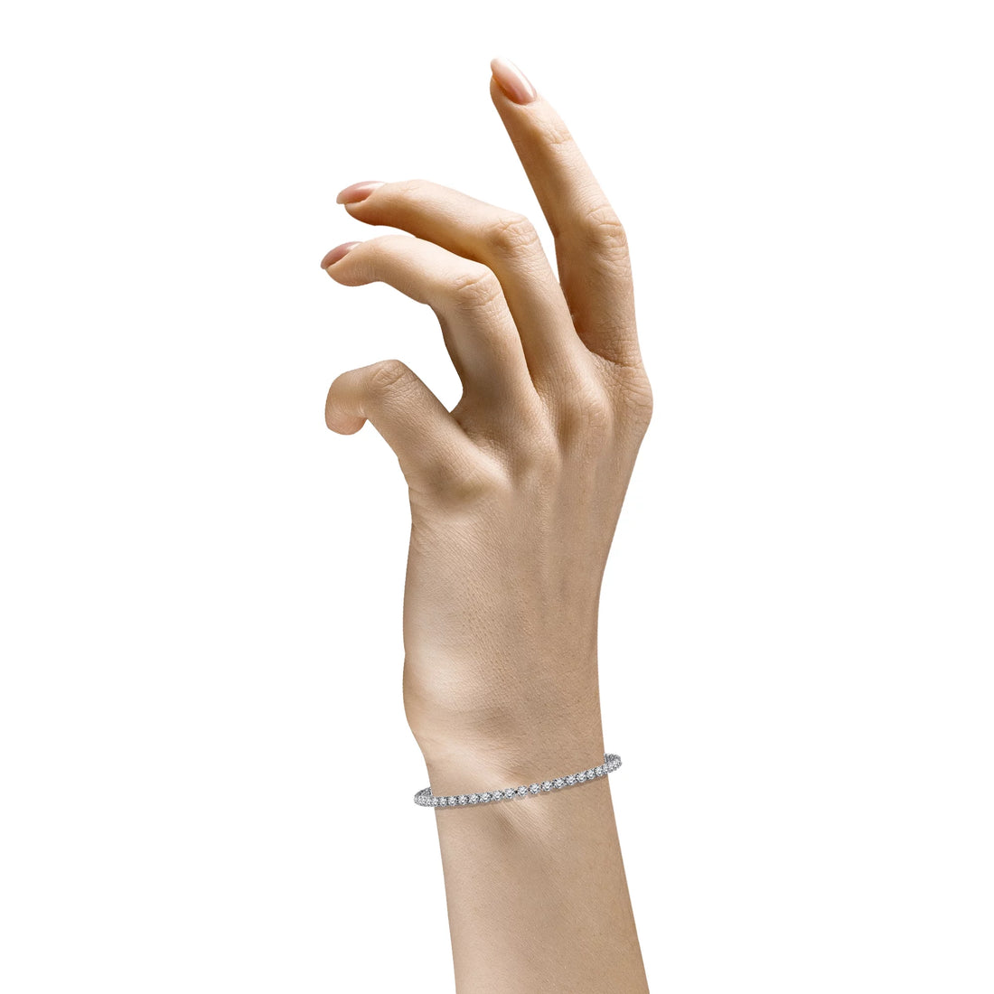 8 Carat Round Cut Square-Set Tennis Bracelet for Women – Elegant Anniversary Gift for Her
