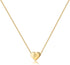 Heart Initial Necklaces for Women & Girls – 14K Gold Filled: