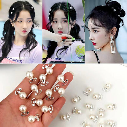 ✨ 30Pcs Mini Pearl Hair Pins – Elegant White Pearl Hair Accessories for Women &amp; Girls