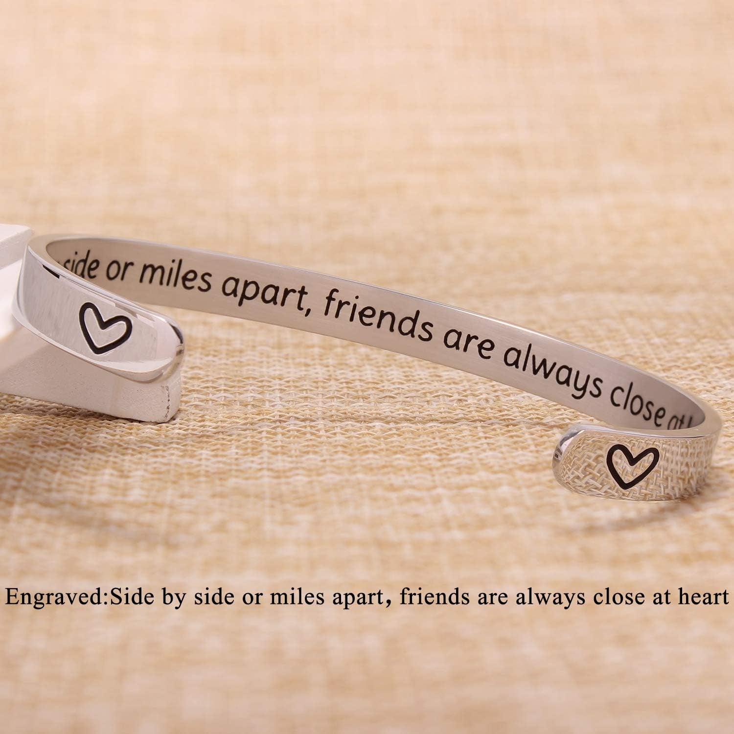 Inspirational Cuff Bracelet Bangle for Women &amp; Teen Girls – Motivational Quote Jewelry, Birthday &amp; Friendship Gift for Her, Mom