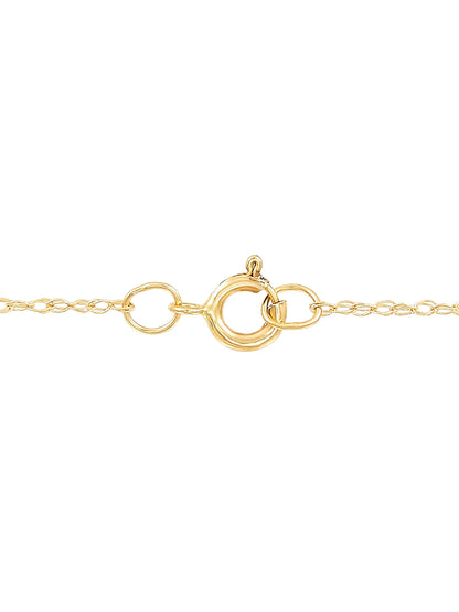 10K Tri-Tone Gold Triple Open Heart Pendant Necklace, 18&quot;