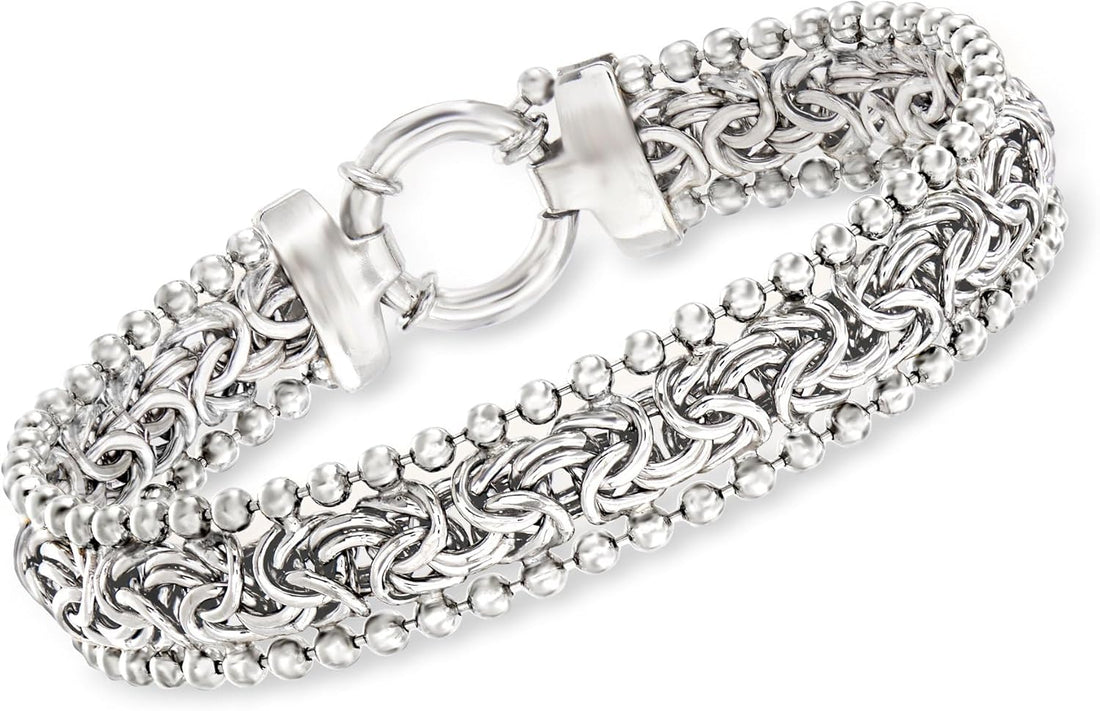Byzantine Beaded-Edge Bracelet – Elegant Women&
