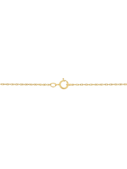 10K Two-Tone Gold Heart Flower Pendant Necklace – 18&quot; Gold-Filled Chain