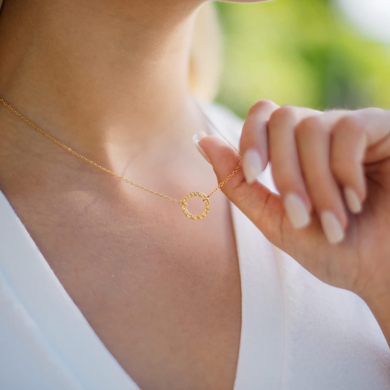 Layered Necklaces for Women – 14K Gold Plated Dainty Choker &amp; Pendant Necklace Set | Adjustable, Trendy Multi-Layer Jewelry