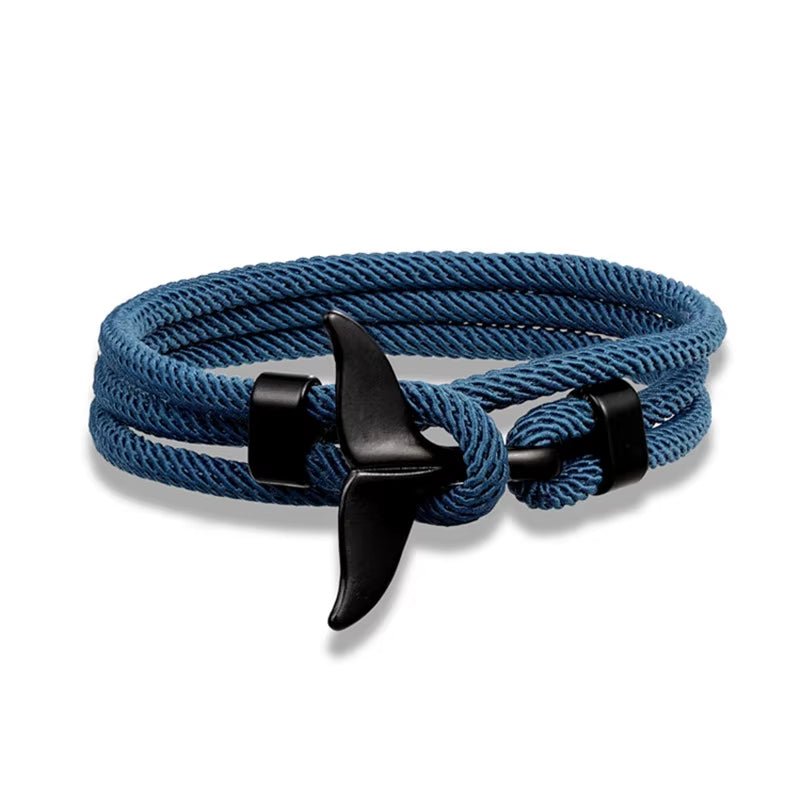 TideBond™ Whale Tail &amp; Anchor Bracelet – Ocean-Inspired Symbol of Unity for Hearts That Drift Together