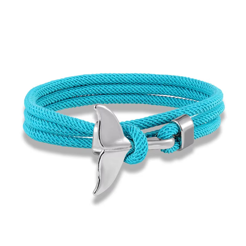TideBond™ Whale Tail &amp; Anchor Bracelet – Ocean-Inspired Symbol of Unity for Hearts That Drift Together
