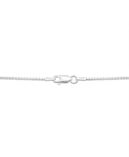 Men’s Diamond Pavé Music Note Pendant Necklace – 1/4 Ct. T.W., Sterling Silver, 22&quot; Chain