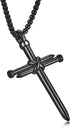 Men’s Nail Cross Necklace – Stainless Steel Christian Pendant Jewelry Gift