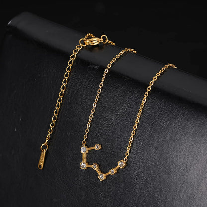 2PCS Zodiac Sign Necklace for Women