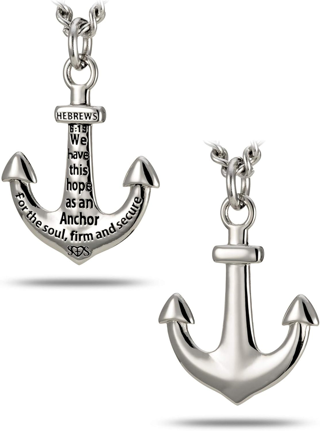 Men’s Stainless Steel Small Anchor Necklace – Nautical Jewelry for Sailing Enthusiasts