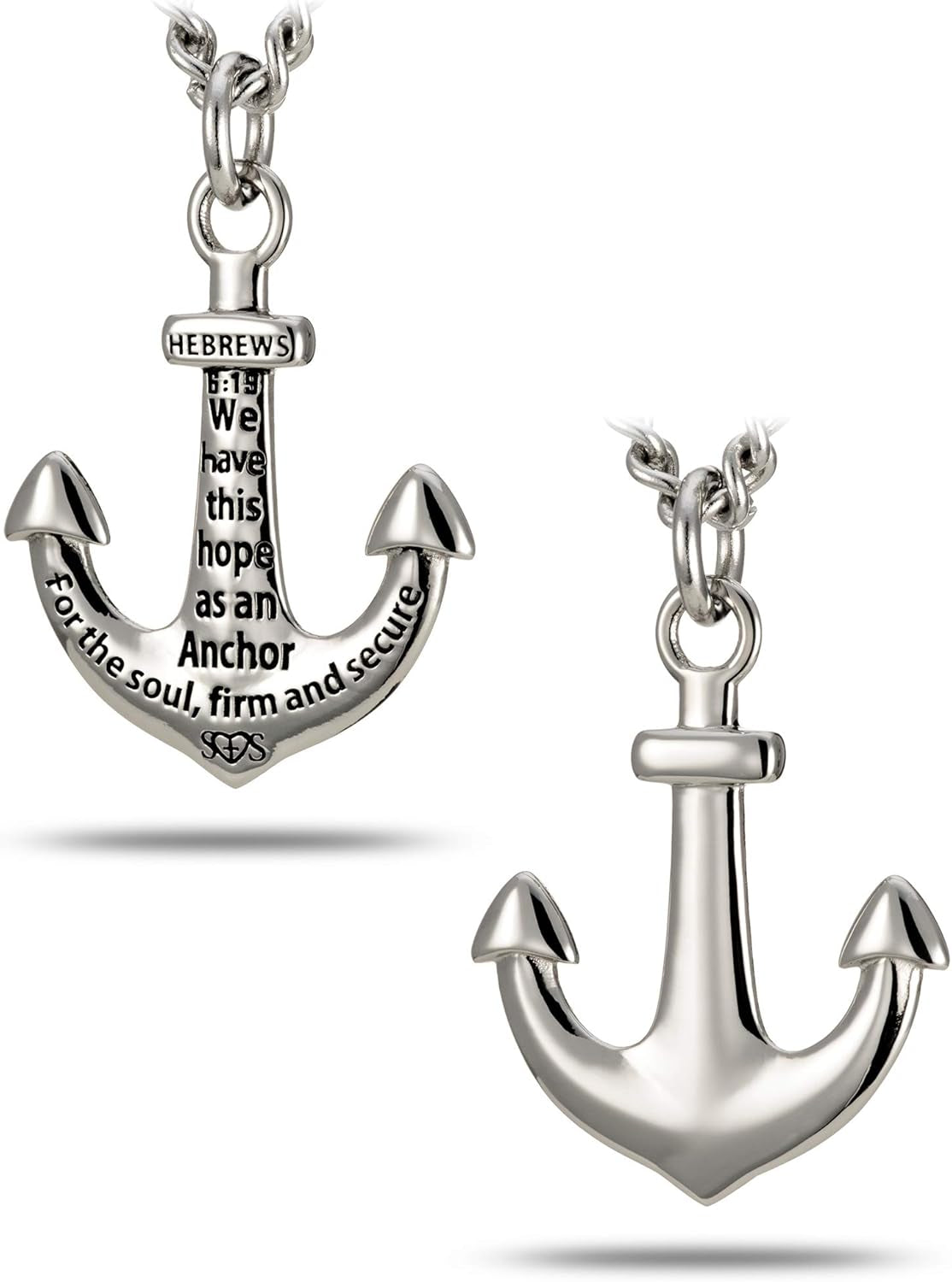 Men’s Stainless Steel Small Anchor Necklace – Nautical Jewelry for Sailing Enthusiasts