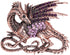 Medieval Dragon Crystal Rhinestone Brooch Pin – Decorative Animal Safety Pin for Clothing & Accessories