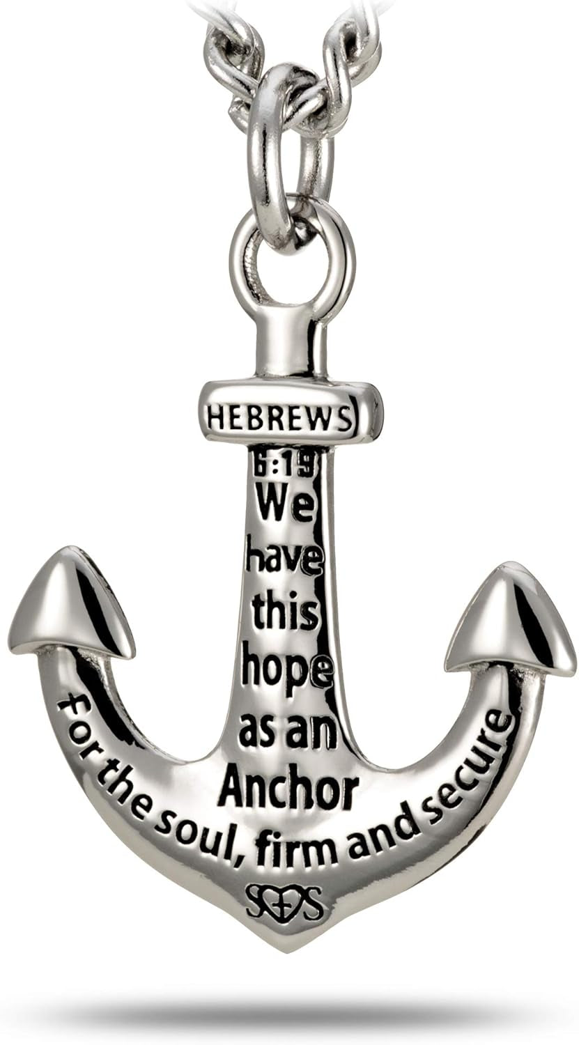 Men’s Stainless Steel Small Anchor Necklace – Nautical Jewelry for Sailing Enthusiasts