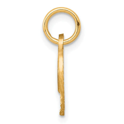 10K Yellow Gold Heart Charm – Classic Jewelry Pendant