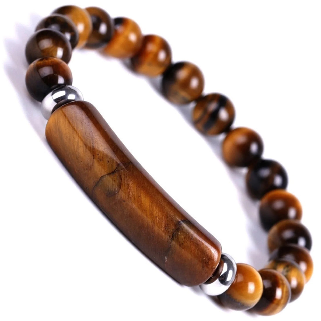 8mm Tiger Eye Stretch Bracelet – Handmade Crystal Bracelet, Perfect Gift for Women