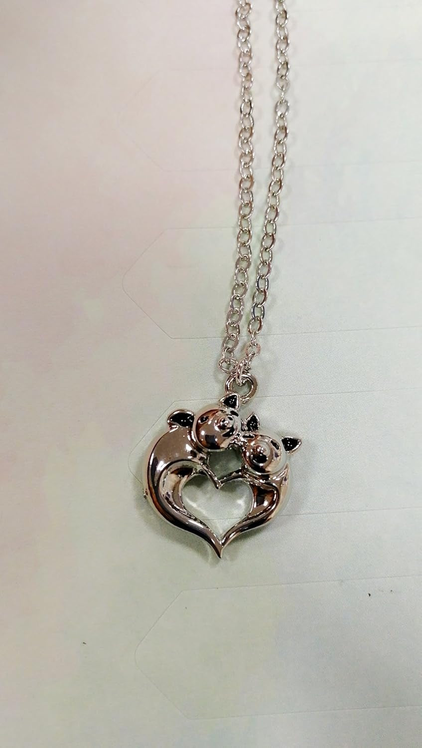Crystal Animal Double Flying Pig Pendant Necklace – Gold-Plated Charm