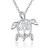Turtle Necklace for Women – 925 Sterling Silver Jewelry Gift for Mom, Grandma, or Loved Ones