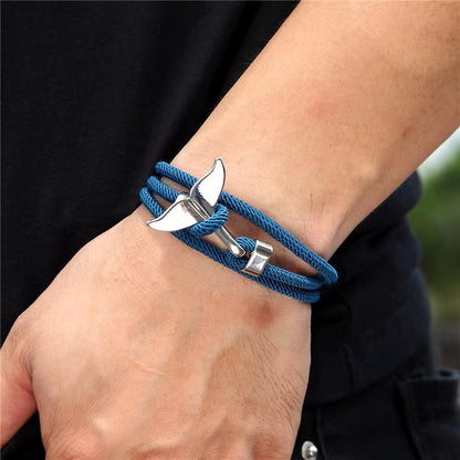 TideBond™ Whale Tail &amp; Anchor Bracelet – Ocean-Inspired Symbol of Unity for Hearts That Drift Together