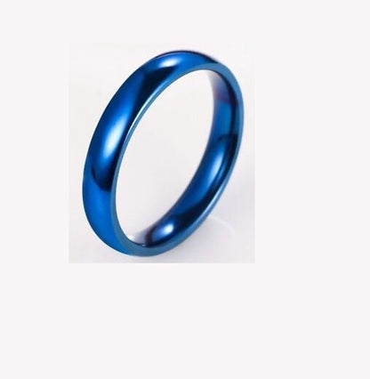4MM Silver/Gold Plated Stainless Steel Wedding Band Ring – Unisex Sizes 3-13