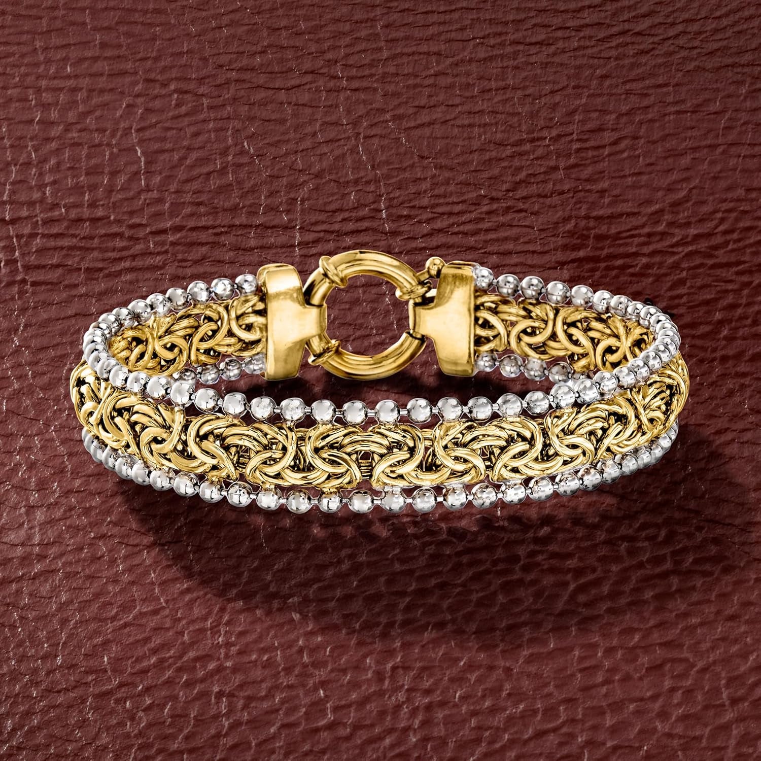 Byzantine Beaded-Edge Bracelet – Elegant Women’s Jewelry
