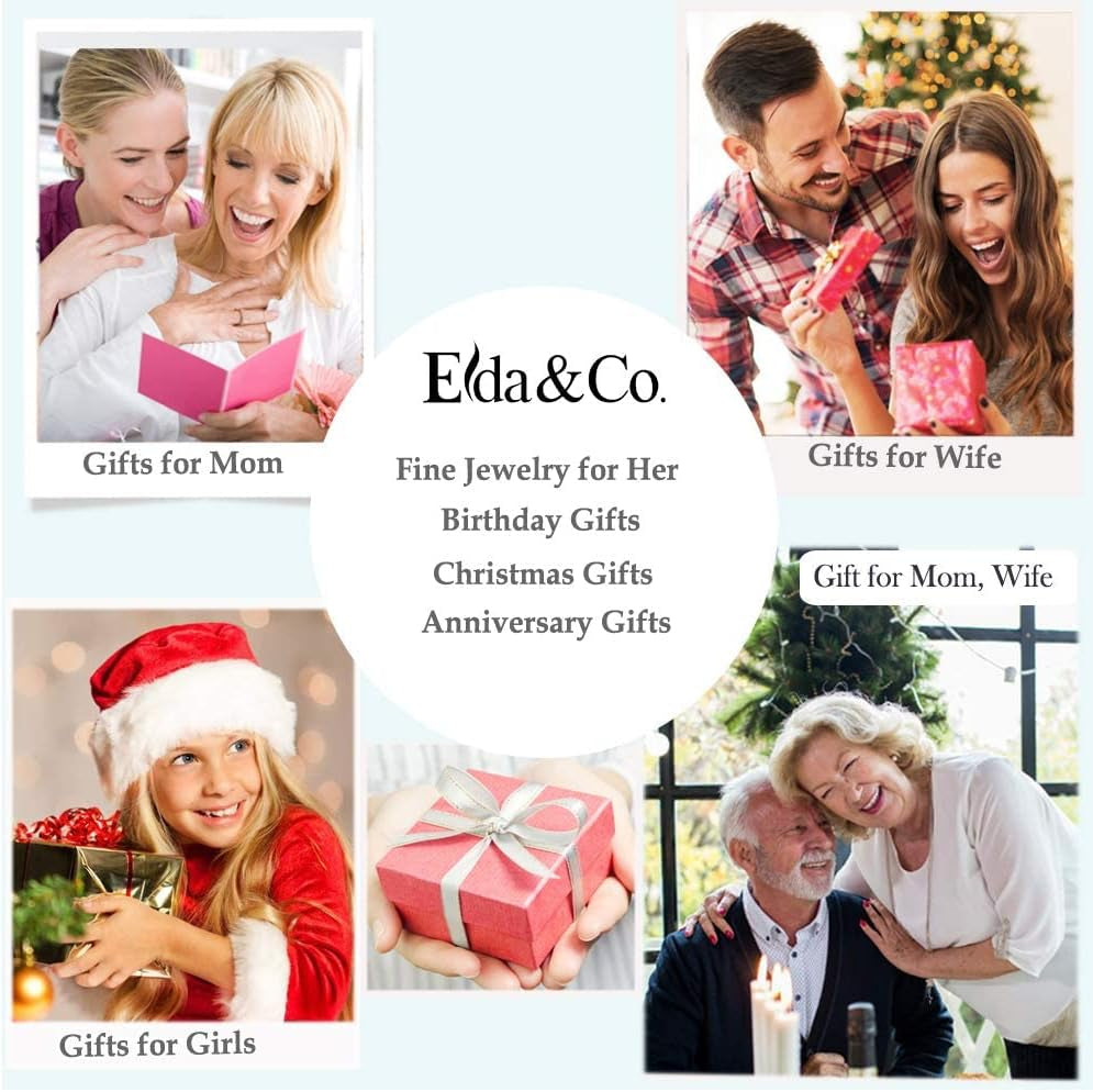 🎁 Birthday Gifts for Women – October &amp; November Birthstone Necklace | Pink Tourmaline, Blue Opal, Citrine Jewelry | “I Love You” Necklace in 100 Languages | 925 Sterling Silver