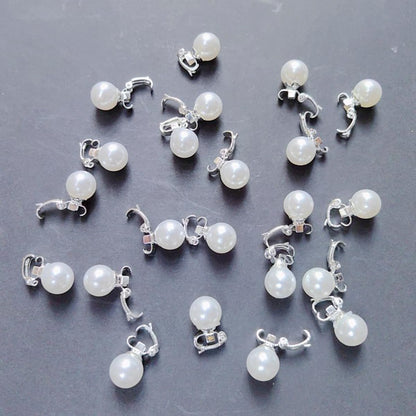 ✨ 30Pcs Mini Pearl Hair Pins – Elegant White Pearl Hair Accessories for Women &amp; Girls