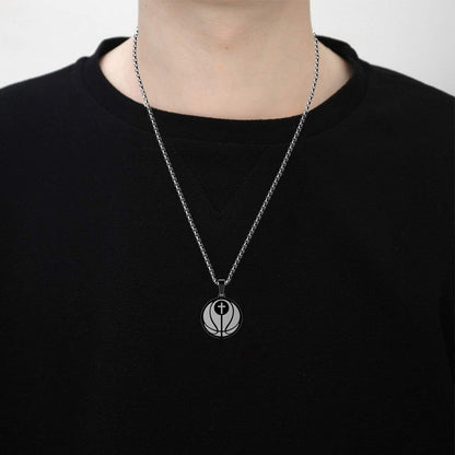 Luke 1:37 Athletes Necklace – Inspirational Stainless Steel Pendant for Baseball, Football, Soccer, Basketball &amp; Volleyball Fans | Team Coach Gift for Teens