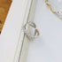 Adjustable Cross Ring – 925 Sterling Silver or Gold-Plated with Zircon Stones
