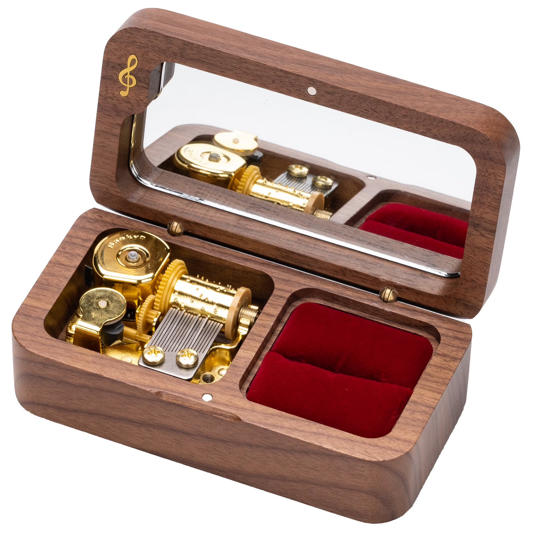 You Are My Sunshine Music Box – Walnut Wood Gift for Women, Moms, Daughters, Wives &amp; Sisters