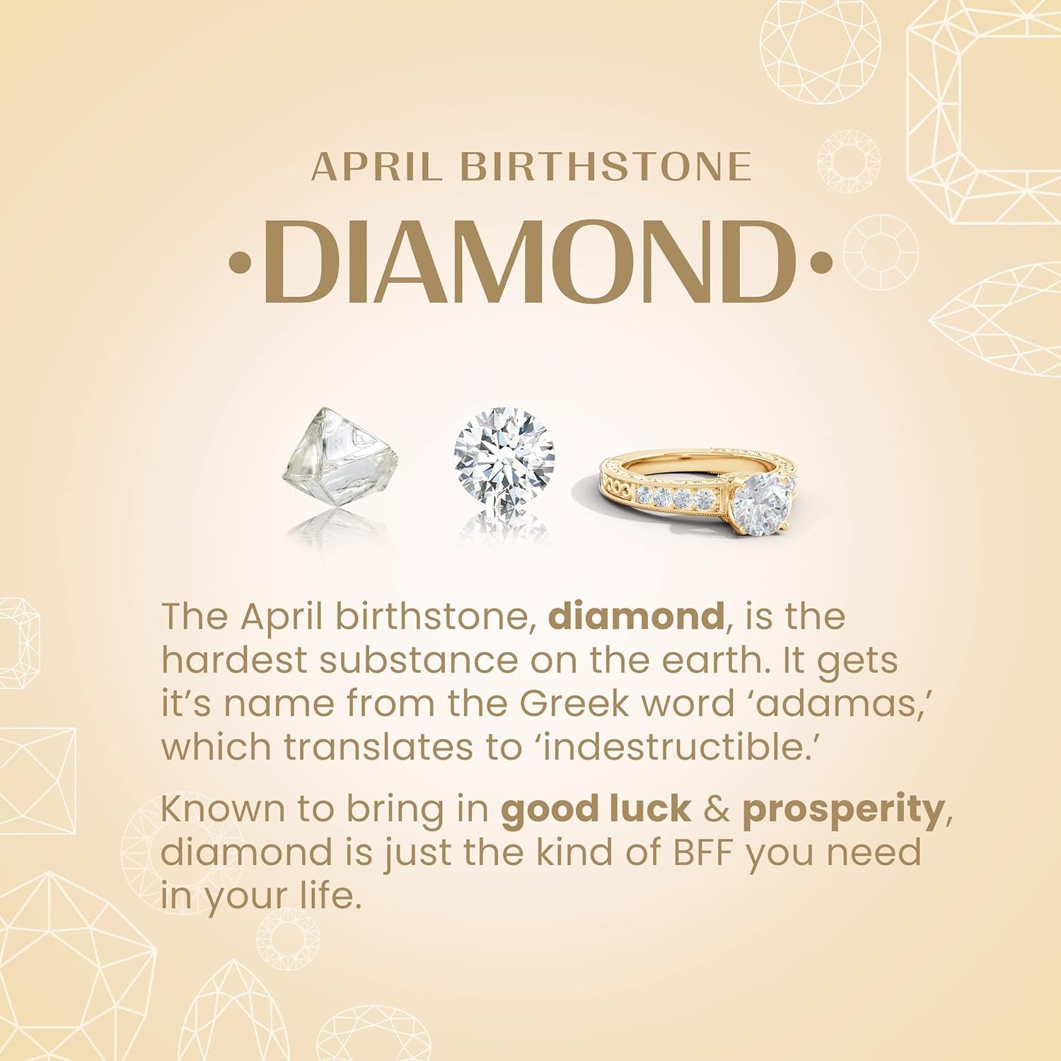 Natural Diamond Horseshoe Stud Earrings for Women – Pave-Set in 14K Solid Gold or Platinum | April Birthstone Jewelry Gift