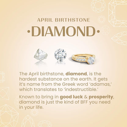 Natural Diamond Horseshoe Stud Earrings for Women – Pave-Set in 14K Solid Gold or Platinum | April Birthstone Jewelry Gift