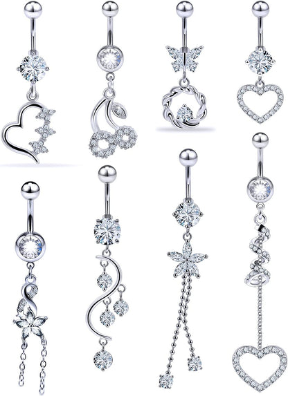 Dangle Belly Button Rings Belly Button Ring Belly Rings Belly Piercing Jewelry Belly Piercing Belly Button Rings Long Belly Button Rings Belly Ring Navel Rings Belly Rings Dangling