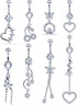 Dangle Belly Button Rings Belly Button Ring Belly Rings Belly Piercing Jewelry Belly Piercing Belly Button Rings Long Belly Button Rings Belly Ring Navel Rings Belly Rings Dangling