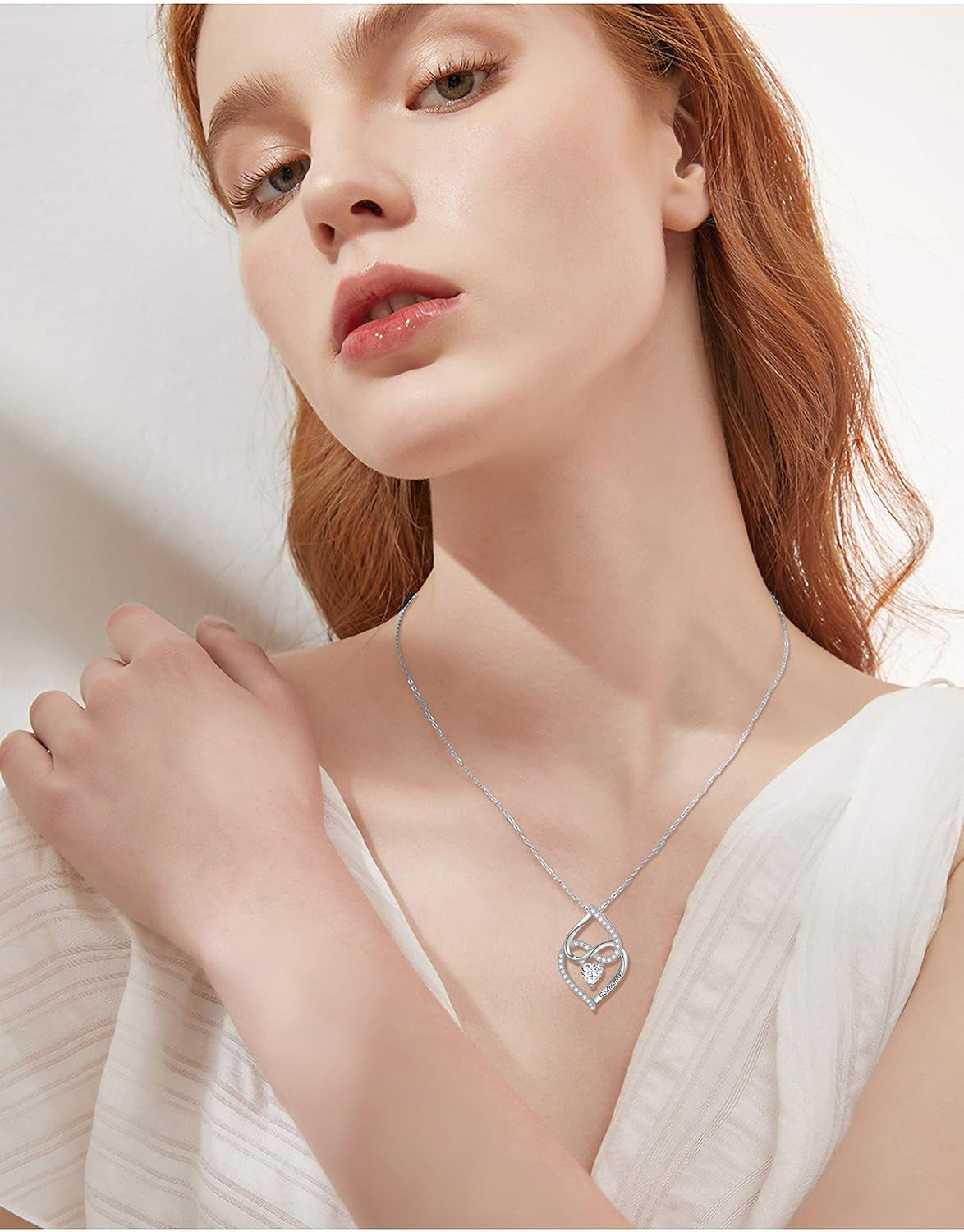 Mother Necklace – Sterling Silver Mom &amp; Child Forever Love Pendant