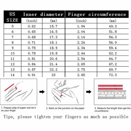 Matching Couple Rings Black Gold Plated 1CT Red CZ Wedding Ring Set – Titanium Men’s Band &amp; Women’s Ring
