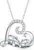 Forever Love Heart Pendant Necklace – S925 Sterling Silver